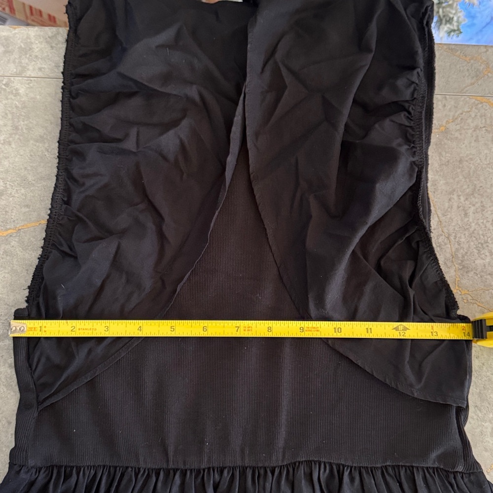 Zara Black Flutter Sleeve Midi Sundress - Picture 15 of 16